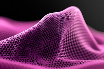 Abstract design showcasing a dynamic purple net wave texture element