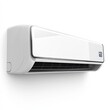 © Murad - Modern White Wall-Mounted Air Conditioner Unit: Sleek Design for Efficient Cooling in a Minimalist Interior Space.