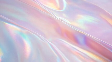 Wall Mural - Abstract wavy purple Iridescent background.