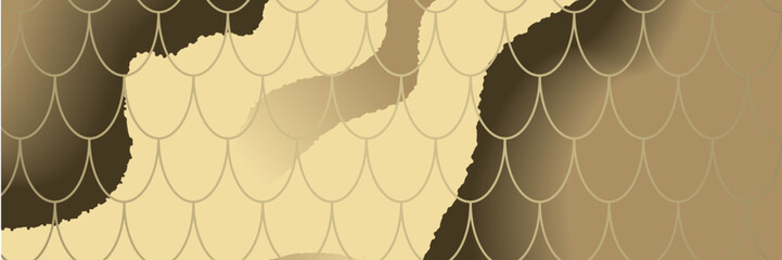 banner template design with header interface gradient style