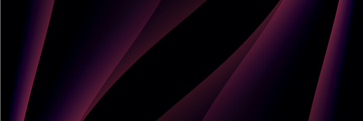 banner template design with header interface gradient style