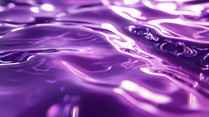 Wall Mural - A shimmering purple metallic texture background with a glossy and reflective surface. Shimmering - Waterfall. Illustration