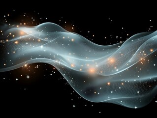abstract waves of light