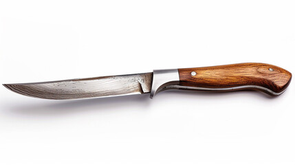 Carving Knife on an isolated white background, object focused, png, stock image, hd quality, 
