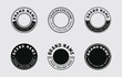© Missingfont - logo badge design template with the text editable for clothing, sport and apparel