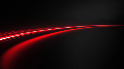 Wall Mural - red speed line blur motion effect, abstract red gradient speed line on black background