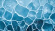 © jitthanant - Highresolution cracked ice texture with intricate crystalline patterns, frosty abstract background