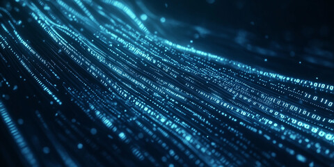digital cascade: the flow of binary code