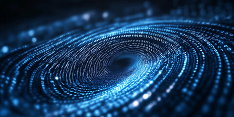 digital cascade: the flow of binary code