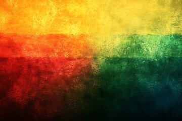 Aufkleber - Vibrant Abstract Art Texture Background with Color Gradients in Red Orange Yellow Green : Generative AI