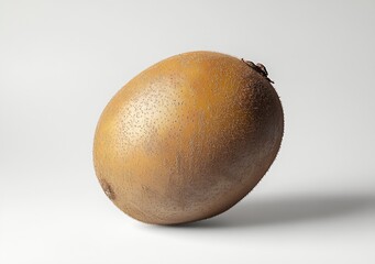 Poster - Close Up of Brown Kiwi Fruit on a Clean White Background : Generative AI