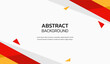 © rupa - Red and yellow abstract geometric background vector illustration