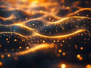 Aufkleber - Neural network concept with glowing synapses, interconnected neural pathways, intricate patterns of light, hightech digital aesthetic, deep learning visualization