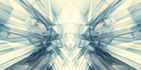 Canvas Print - abstract architectural design: futuristic cityscape
