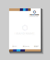 Multi-color letterhead design