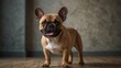 © 凱勛 張 - A cheeky French Bulldog, standing with a tilted head and a playful expression on its face.