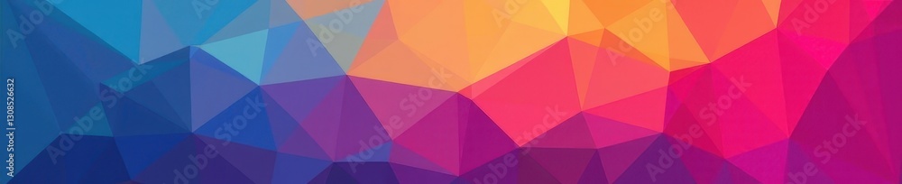 Low-poly, vibrant triangle pattern background, angles, pattern, orange