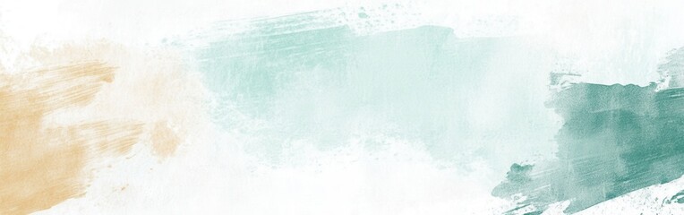 Poster - Soft pastel brush strokes on a white background creating an abstract visual effect in a modern art style