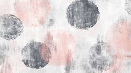 Poster - Gentle blend of minimalist pencil strokes with washed tones creates an artistic backdrop for modern decor