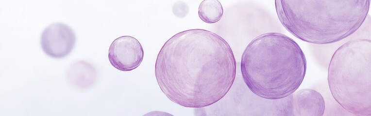 Poster - Minimalist pastel dots create a serene atmosphere in an abstract composition displaying calm and beauty