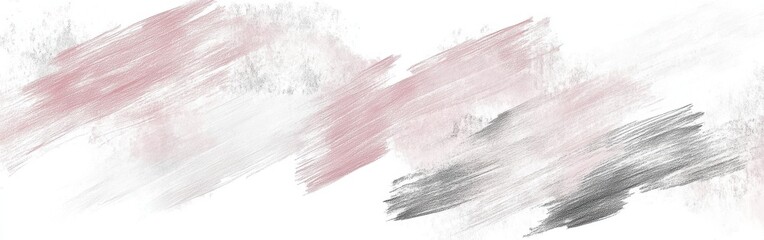 Leinwandbilder - Delicate pencil strokes create a soft artistic composition in muted pink tones on a clean background