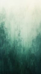 Fototapete - Abstract composition with soft vertical lines creating a tranquil atmosphere and blending colors in shades of green and blue