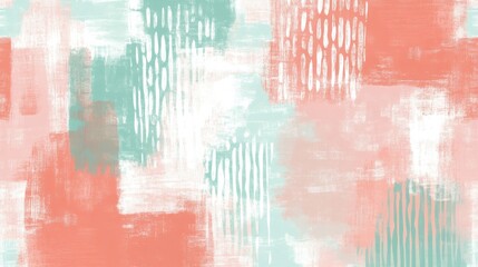 Aufkleber - Exploration of abstract dotted pencil strokes in soft pastel colors creating a modern artistic pattern on canvas