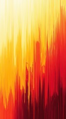 Poster - Dynamic abstract gradient featuring fiery red and bright yellow tones in a visually captivating design