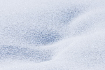 Wall Mural - soft fresh white winter snow surface texture background