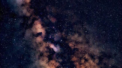 Wall Mural - milky way stars and constellations with a galaxy background.