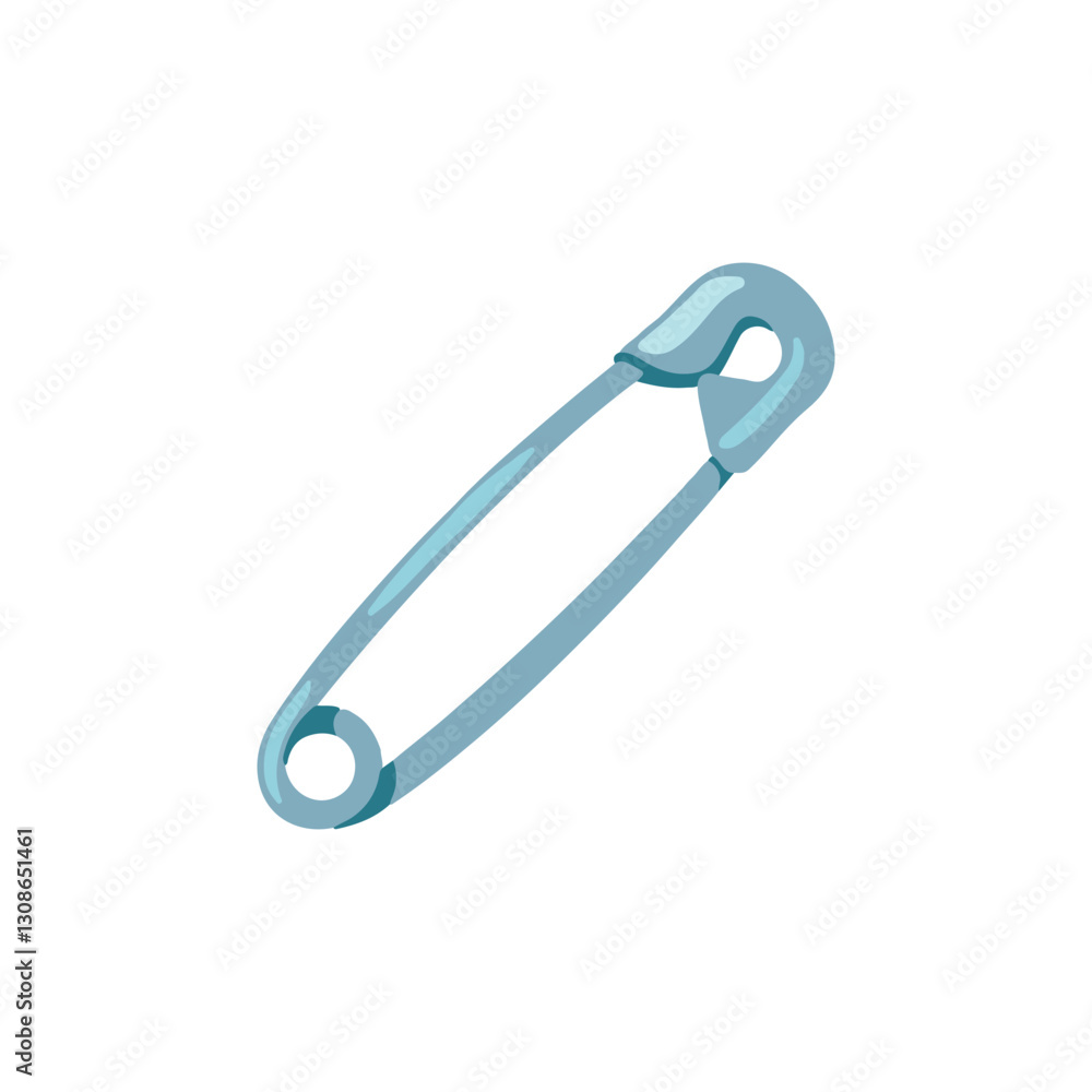 Safety pin vector icon on white background. Vector illustration. Stock ...