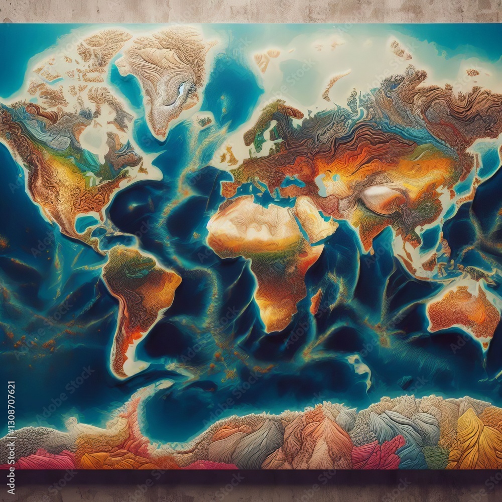 Soil Map Global Soil TypesA map highlighting the different soil types acr Stock ...