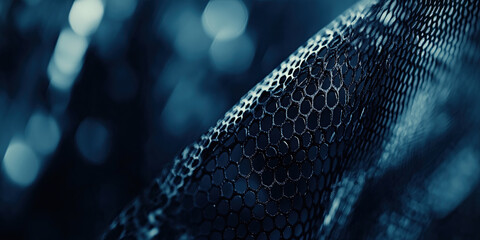 close up of a net