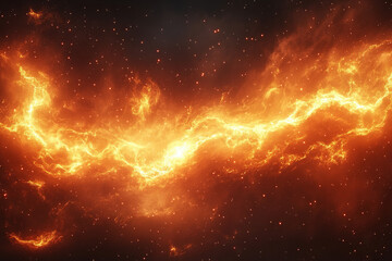 Wall Mural - an abstract fire background, intense and artistic, design theme