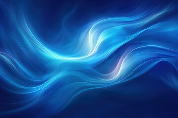 Wall Mural - a gentle and serene blue abstract background with smooth transitions.