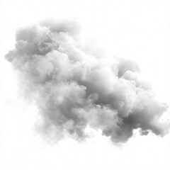 Wall Mural - white cloud on black background.