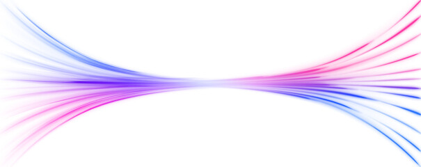 Aufkleber - Abstract technology background with red neon light. Dynamic motion stripes and glowing fire trails. Vector illustration for modern visual effects in PNG format.	