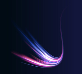 Fototapete - Concept of leading in business, Hi tech products, warp speed wormhole science vector design. The energy flow tunnel. Shine round frame with light circles light effect.	