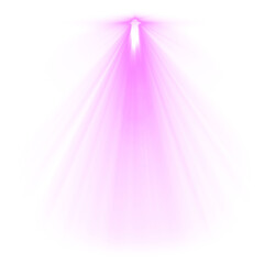 Wall Mural - ray lens flare png pink light effect sticker, transparent background