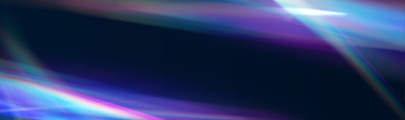Fototapete - Holographic falling confetti glitters isolated on transparent background. Transparent refraction elements. Vector colorful vector lenses and light flares with transparent effects.	