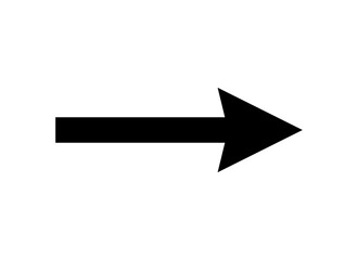 Wall Mural - black arrow button, transparent background, black arrow no background, black arrow png