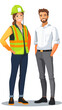 © Ondrej - Two people wearing construction safety