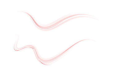 Wall Mural - soft and dynamic red motion streak creating a sense of energy and movement
