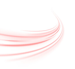 Wall Mural - soft and dynamic red motion streak creating a sense of energy and movement