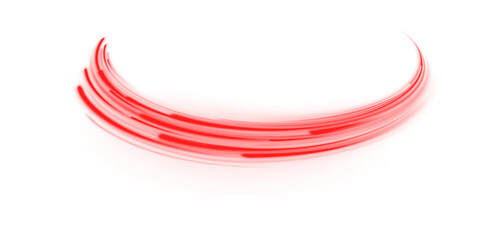 Wall Mural - flowing red ribbon of light, symbolizing passion and dynamic movement
