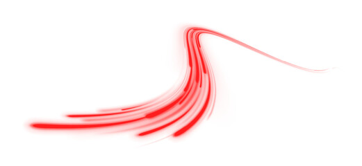 Wall Mural - vibrant red stream of light creating a futuristic and modern design