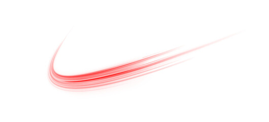 Wall Mural - bright and soft red stream of light blending into a white background
