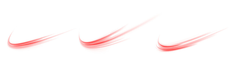 Wall Mural - bright and soft red stream of light blending into a white background