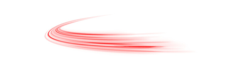 Wall Mural - futuristic red motion blur effect with a sense of speed and technology