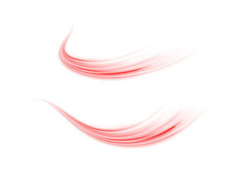 Wall Mural - futuristic red motion blur effect with a sense of speed and technology
